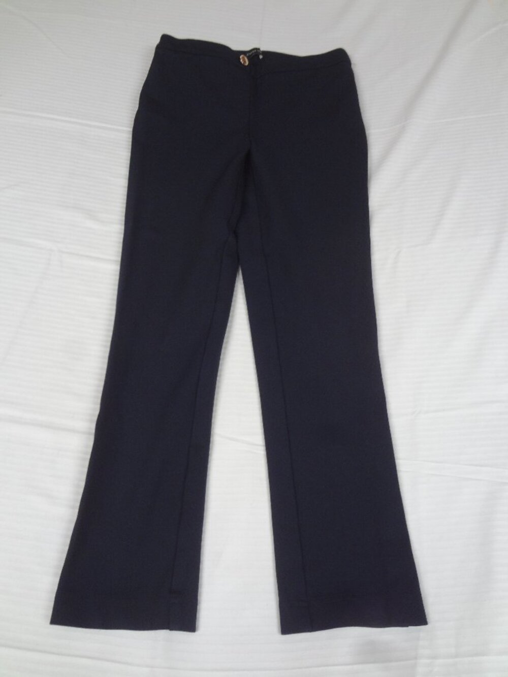 Ivanka Trump Dark Blue Chic Pull On Stretch Ankle Dress Pants Women's S/P L756